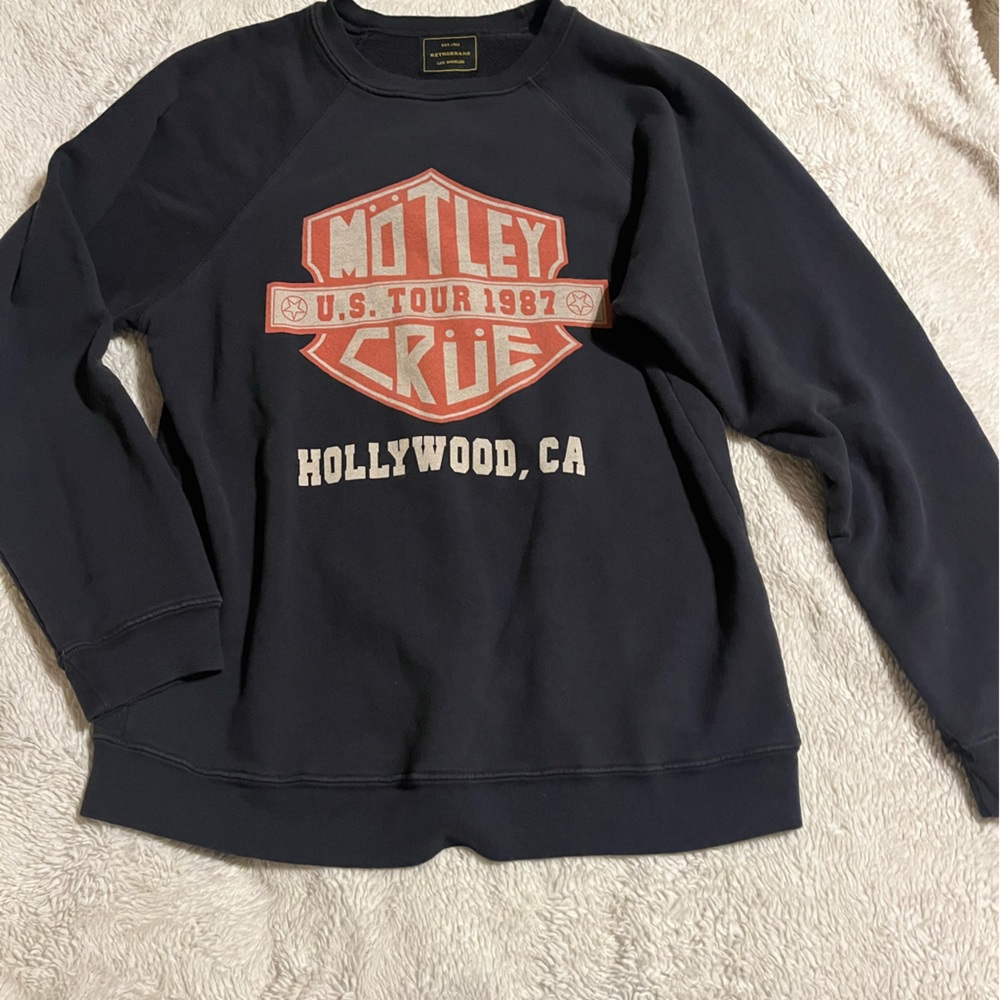 Free people Motley Crue crew neck